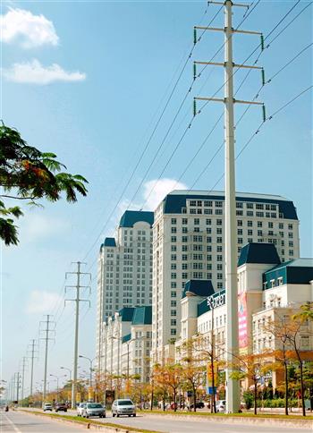 Cột đơn thân 110 KV Thanh xuân